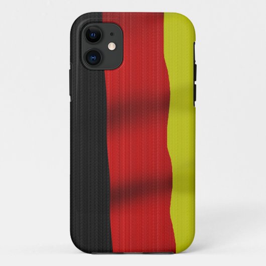 Deutsche Flagge Deutschland Patriotischer Fall Tel Case-Mate iPhone Hülle (Rückseite)