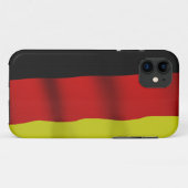 Deutsche Flagge Deutschland Patriotischer Fall Tel Case-Mate iPhone Hülle (Rückseite (Horizontal))