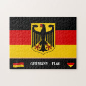 Deutsche Flagge / Deutschland Puzzle (Horizontal)