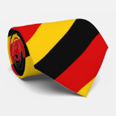 Deutsche Flagge & Deutschland Reisen, Urlaub/Sport Krawatte (Gerollt)