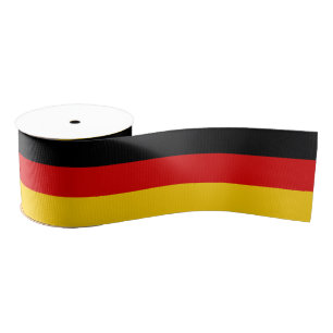 Deutsche Flagge & Deutschland Reisen, Urlaub/Sport Ripsband