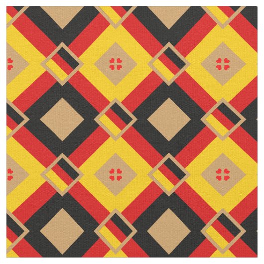 Deutsche Flagge & Deutschland Trendy Fabric Mode Stoff (Nahaufnahme)
