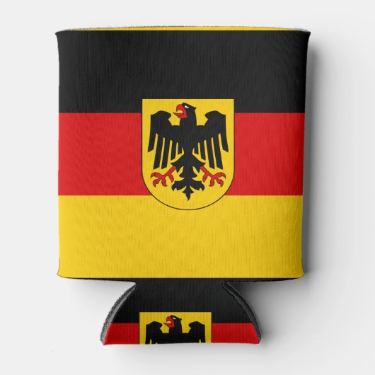 Deutsche Flagge Dosenkühler (Vorderseite)