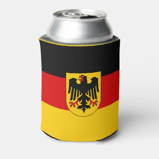 Deutsche Flagge Dosenkühler (Kanne Rückseite)