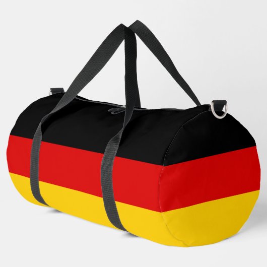 Deutsche Flagge Duffle Bag (Linke Ecke)