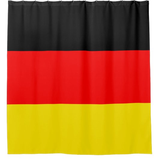 Deutsche Flagge Duschvorhang (Vorderseite)