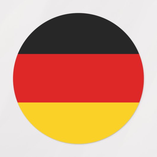 Deutsche Flagge Etiketten (Design 2)