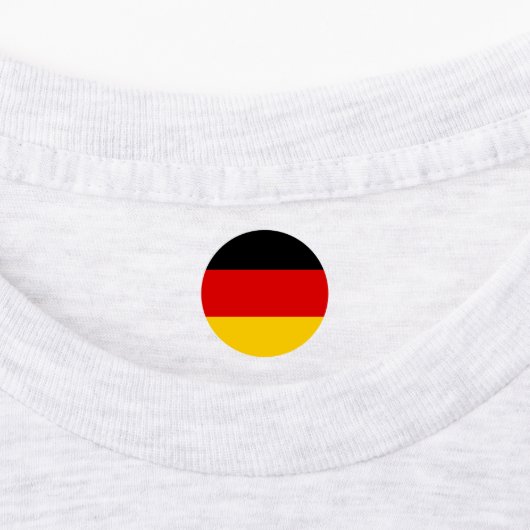 Deutsche Flagge Etiketten (Befestigt)