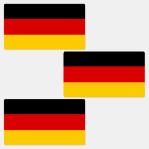 Deutsche Flagge Etiketten