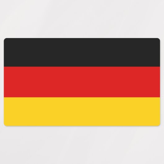 Deutsche Flagge Etiketten (Design 1)