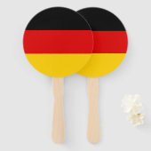 Deutsche Flagge Fächer (Vorne und Hinten)