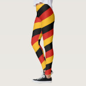 DEUTSCHE FLAGGE FÄRBT Streifen + Ihre Ideen Leggings (Links)