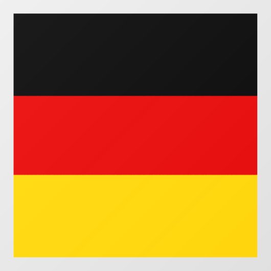 Deutsche Flagge Fensteraufkleber (Blatt)
