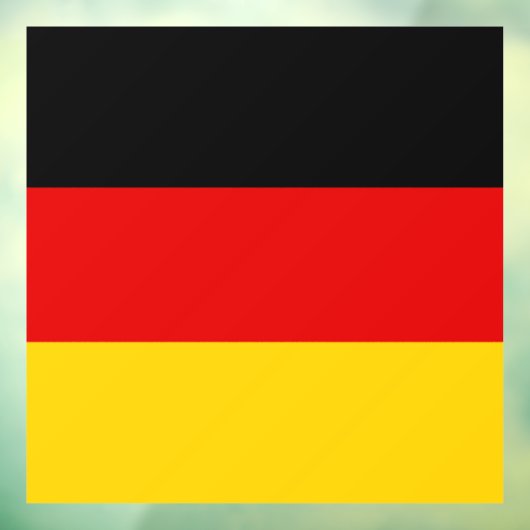 Deutsche Flagge Fensteraufkleber (Blatt 3)