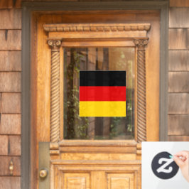 Deutsche Flagge Fensteraufkleber