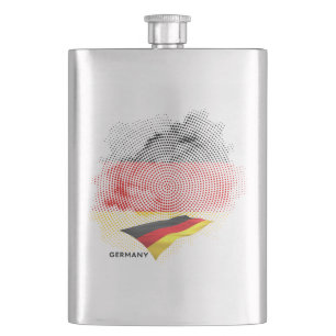 Deutsche Flagge Flachmann