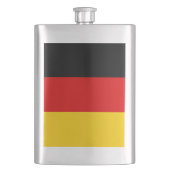 Deutsche Flagge Flachmann (Vorderseite)