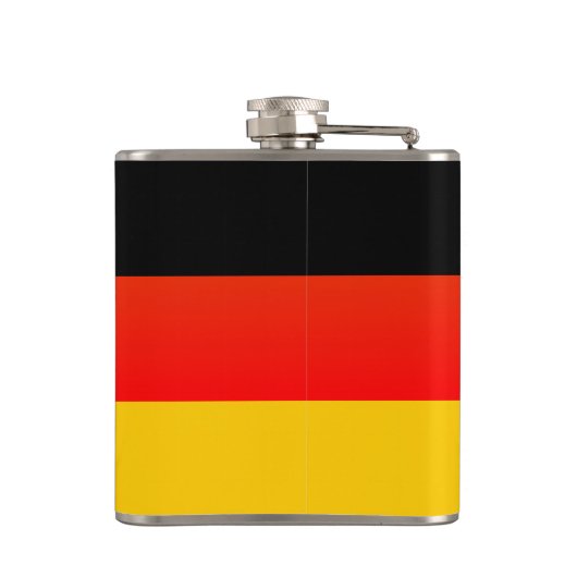 Deutsche Flagge Flachmann (Rückseite)