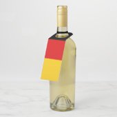 Deutsche Flagge Flaschenanhänger (Angewinkelt)