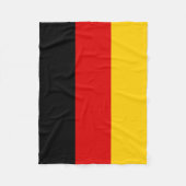 Deutsche Flagge Fleecedecke (Vorderseite)