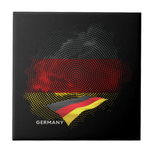 Deutsche Flagge Fliese