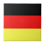 Deutsche Flagge Fliese<br><div class="desc">Illustration einer deutschen Flagge</div>