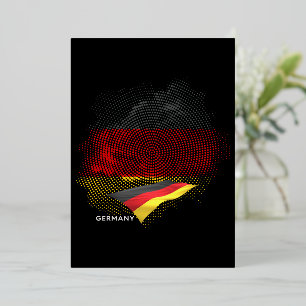 Deutsche Flagge Folieneinladung
