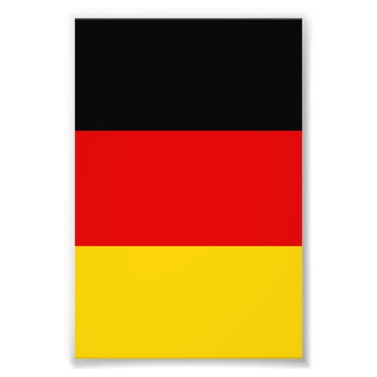 Deutsche Flagge Fotodruck (Vorne)