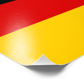 Deutsche Flagge Fotodruck (Ecke)