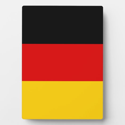 Deutsche Flagge Fotoplatte (Vorderseite)