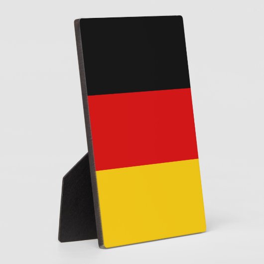 Deutsche Flagge Fotoplatte (Seite)