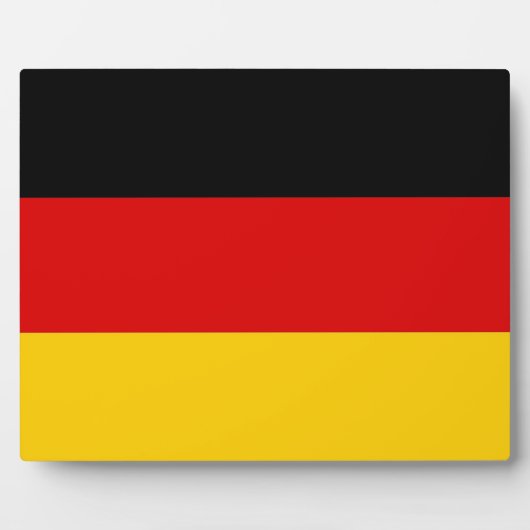 Deutsche Flagge Fotoplatte (Vorderseite)