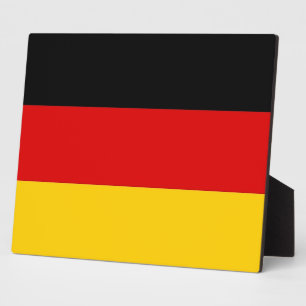 Deutsche Flagge Fotoplatte