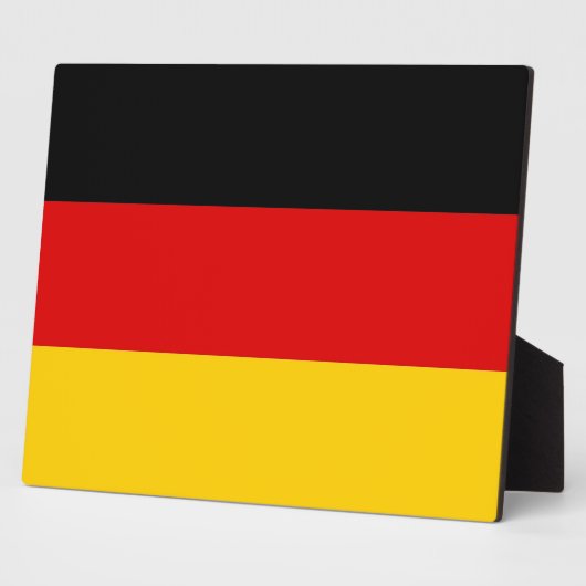 Deutsche Flagge Fotoplatte (Seite)