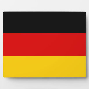 Deutsche Flagge Fotoplatte