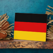 Deutsche Flagge Fotoplatte (Seite)