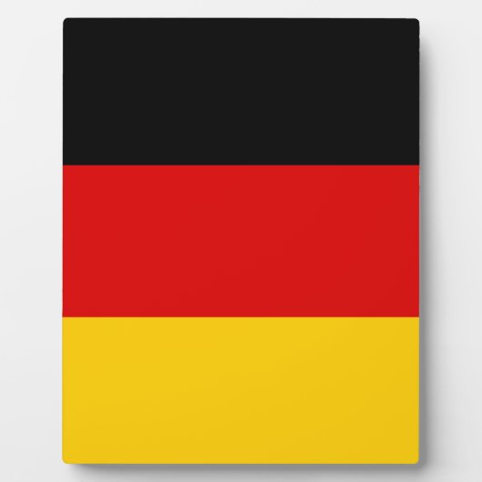 Deutsche Flagge Fotoplatte (Vorderseite)