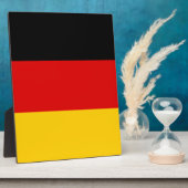 Deutsche Flagge Fotoplatte (Seite)