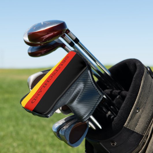 Deutsche Flagge für den Sondergolfkopf Golf Headcover (In Situ)