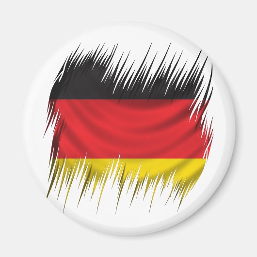 Deutsche Flagge für Shredders Magnet (Vorne)