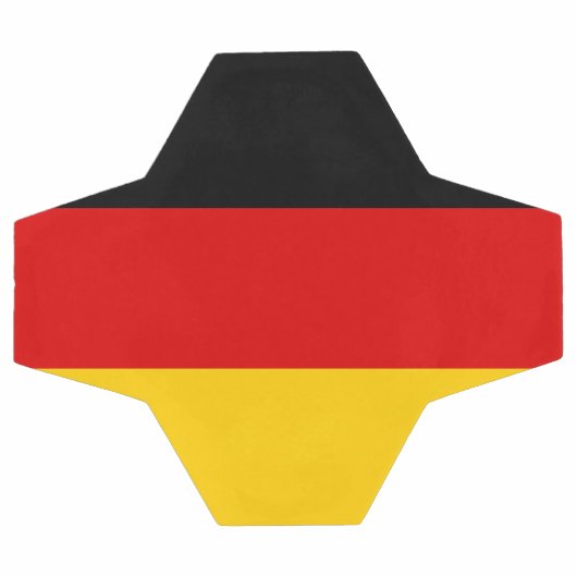 Deutsche Flagge Fußball (Flach)