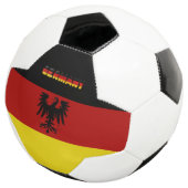 Deutsche Flagge Fußball (Dreiviertel)
