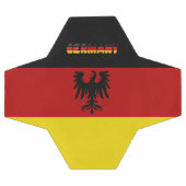 Deutsche Flagge Fußball (Flach)
