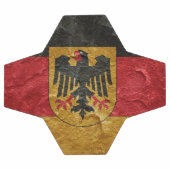 Deutsche Flagge Fußball (Flach)