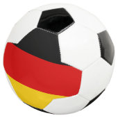 Deutsche Flagge Fußball (Dreiviertel)