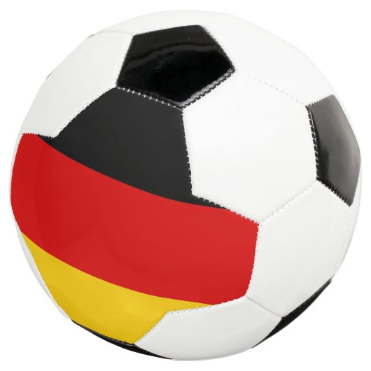 Deutsche Flagge Fußball (Dreiviertel)