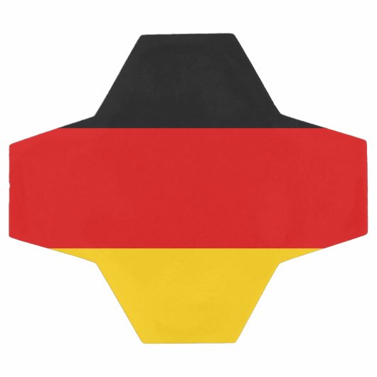 Deutsche Flagge Fußball (Flach)