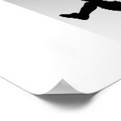 Deutsche Flagge Fußball-Fahrradkick Poster (Ecke)