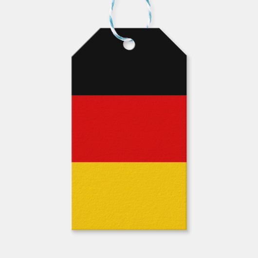 Deutsche Flagge Geschenkanhänger (Vorderseite)