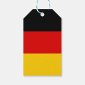Deutsche Flagge Geschenkanhänger (Rückseite)